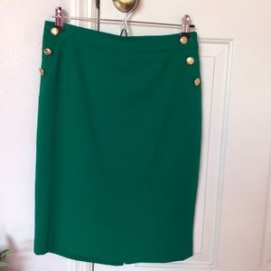 High waisted pencil skirt
